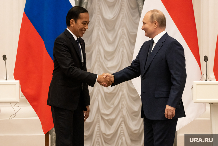 Президент Индонезии и России в Кремле. Москва, путин владимир, джоко видодо