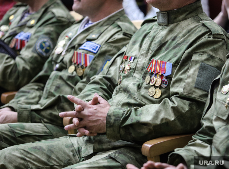 Торжество, посвященное 30-летию вывода советских войск из Афганистана. Курган, медали, награды, ветеран, вдв