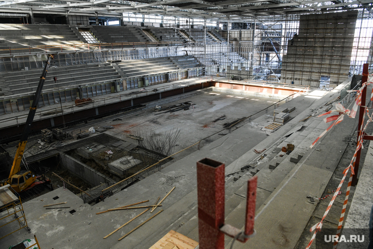 Строительство объектов Всемирных студенческих игр 2023 года. Екатеринбург, строительство стадиона, крытый стадион, крытая арена, спортивное сооружение