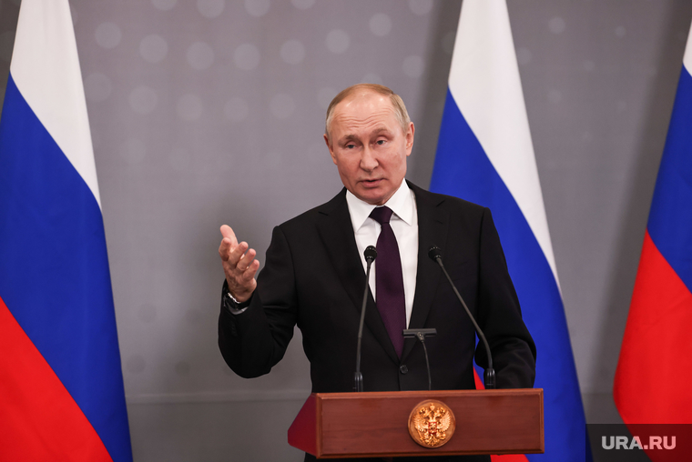 Президент России Владимир Путин в Астане. Астана, путин владимир