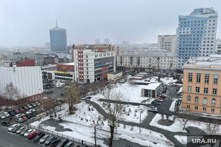 Снегопад. Челябинск, снегопад