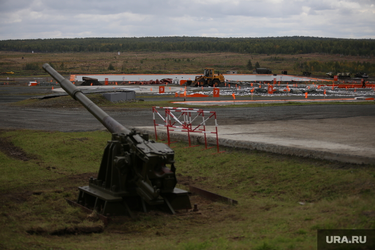 Завершающий этап подготовки к RAE-2015. Нижний Тагил , гаубица, артиллерия, пушка