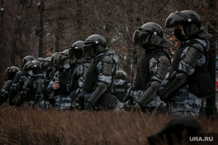 Несанкционированный митинг оппозиции в поддержку Алексея Навального. Москва, силовики, митинг, полиция, протест, несанкционированная акция, омон