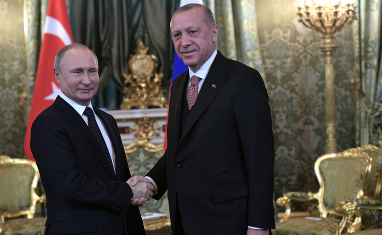 Путин и Эрдоган обсудили развитие отношений России и Турции