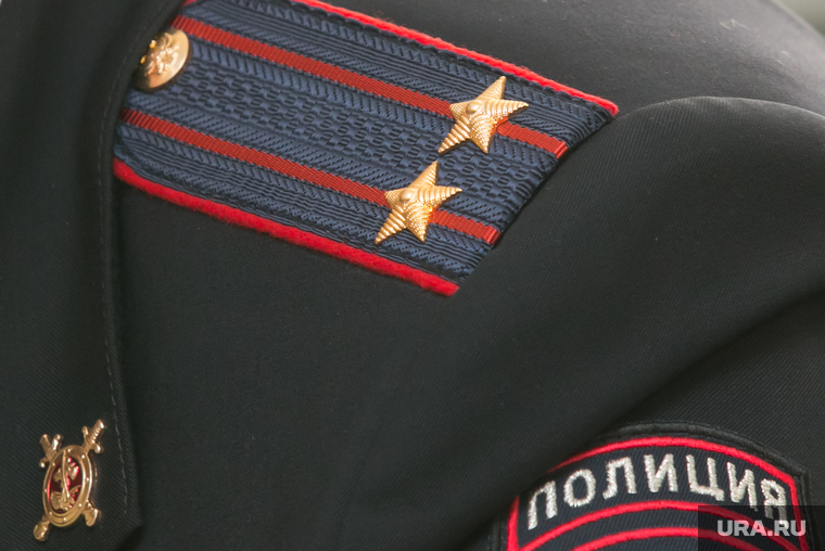 Пресс-конференция начальника ГИБДД области Михаила Чебыкина. Курган, погоны, подполковник, полиция