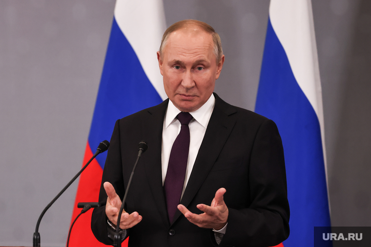 Президент России Владимир Путин в Астане. Астана, путин владимир