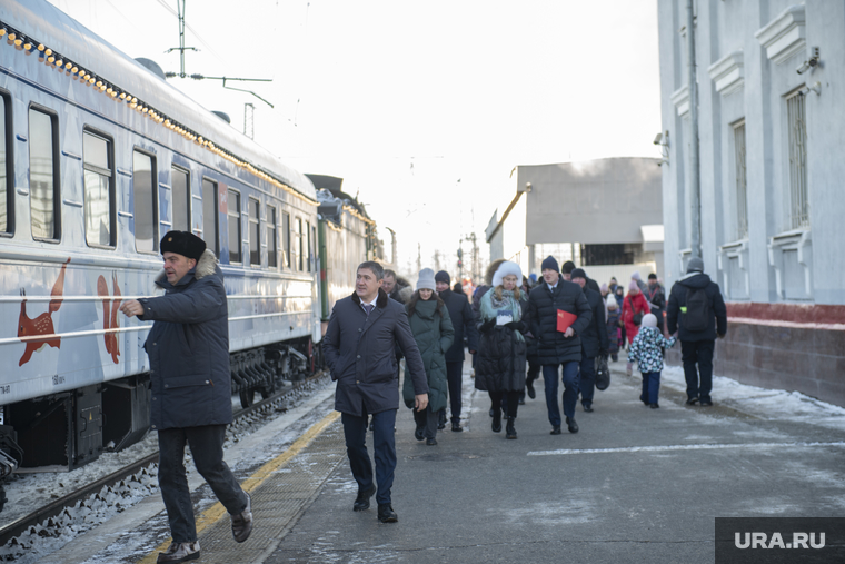 Поезд Деда Мороза. Пермь, махонин дмитрий