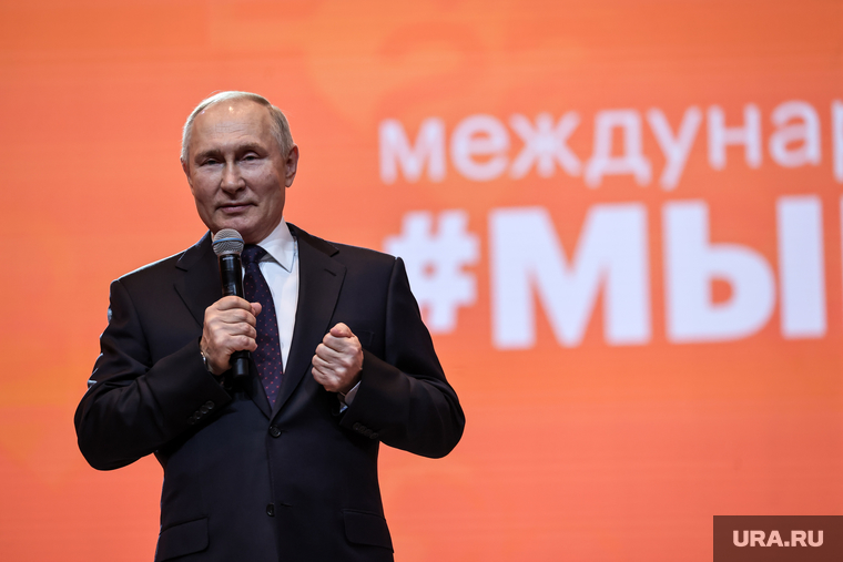 Владимир Путин на волонтерской премии "Мы вместе". Москва, путин владимир