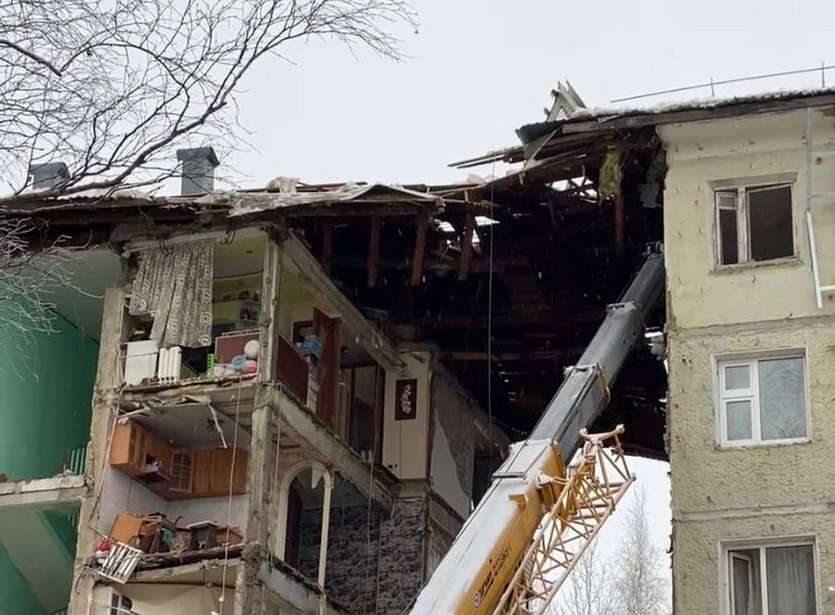 В доме из-за взрыва газа 52 квартиры непригодны для проживания