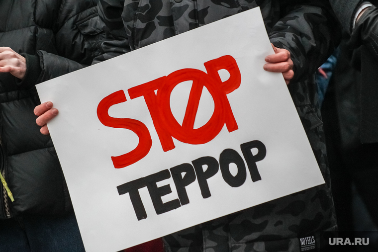 Митинг против террора в поддержку Санкт-Петербурга, пострадавшего от теракта 3 апреля 2017 года. Тюмень, питердержись
