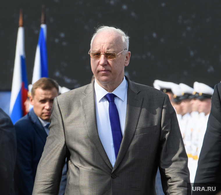 Торжественная церемония празднования Дня ВМФ на Сенатской площади. Санкт-Петербург