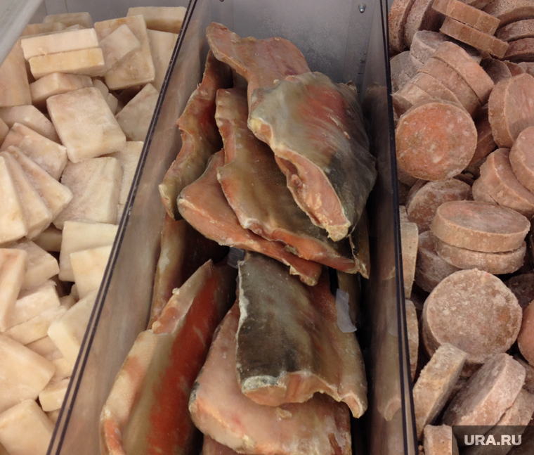 Ашан. Магазин. Продукты. Челябинск., рыба, продукты, замороженная рыба, горбуша, филе