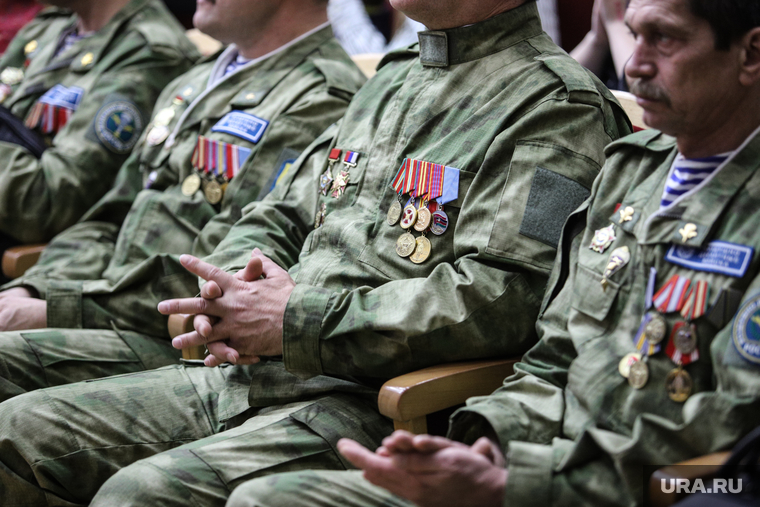 Торжество, посвященное 30-летию вывода советских войск из Афганистана. Курган, медали, награды, ветеран, вдв