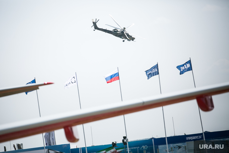 Первый день Московского авиакосмического салона МАКС-2021. Московская область, Жуковский, вертолет, Ми 28