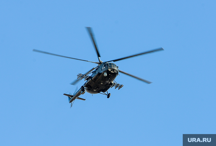 Осень золотая. Челябинск, вертолет, ми-8, ми8