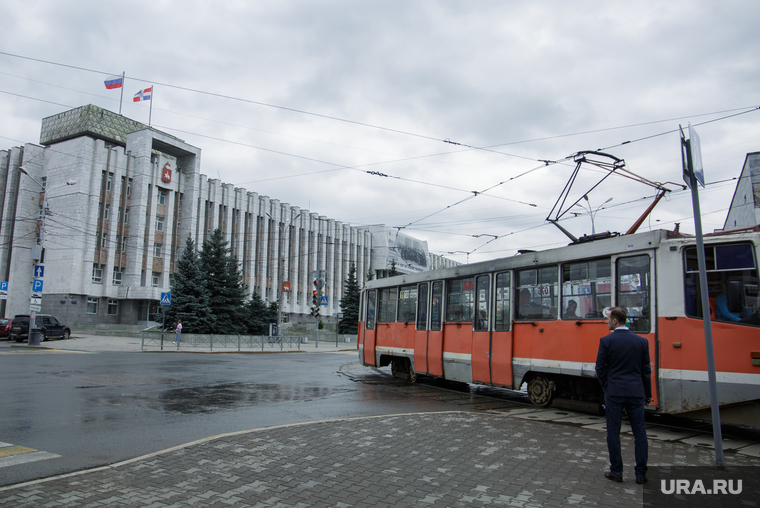 По улицам Куйбышева и Монастырская будут проложены новые трамвайные пути. Пермь, администрация губернатора пермского края, трамвай