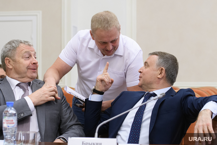 Совещание полпреда по УрФО с сенаторами и депутатами госдумы. Екатеринбург, альшевских андрей, бахметьев виталий, брыкин николай