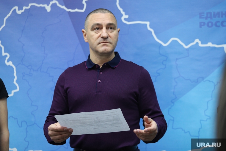 Пресс-конференция в региональном отделении ЕР. Курган, ильтяков александр