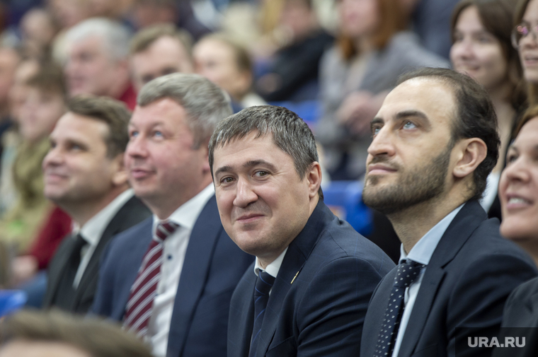 На матче присутствовал губернатор Пермского края Дмитрий Махонин