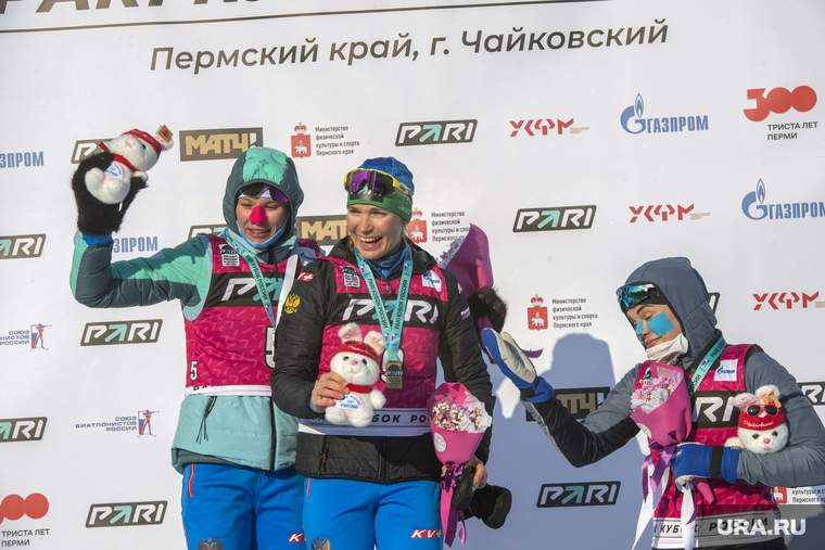 Чемпионки женского масс-старта