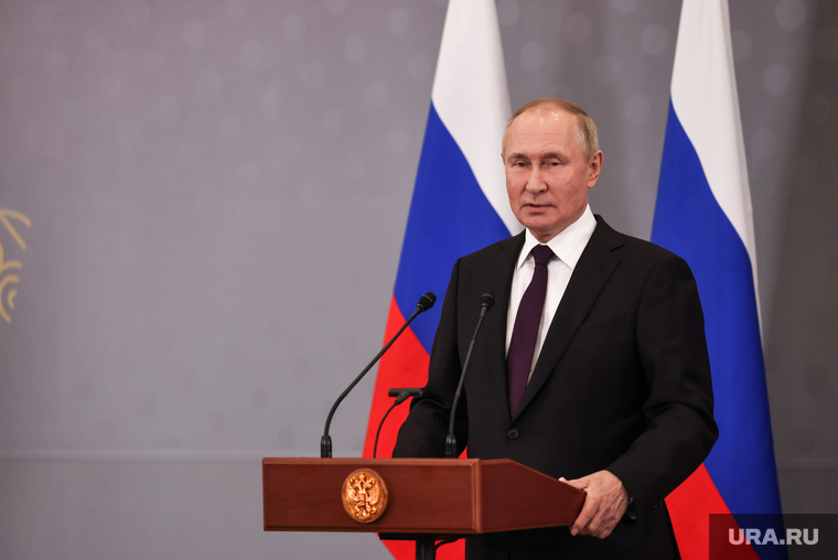 Президент России Владимир Путин в Астане. Астана, путин владимир