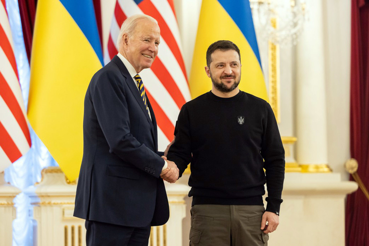 Визит Джо Байдена на Украину. stock, зеленский владимир, Джо Байден, stock