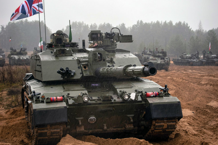 Вооруженные силы Великобритании. stock, нато, танк, Challenger 2, Челленджер 2, stock