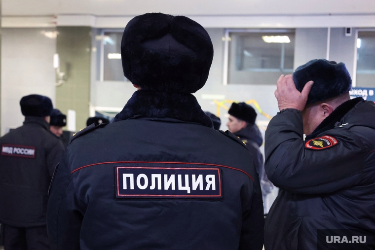 Поезд деда Мороза. Курган, полиция, наряд полиции