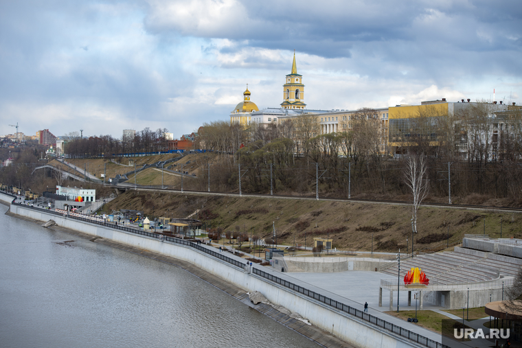 Река Кама. Пермь, река кама, весна, пермь, набережная