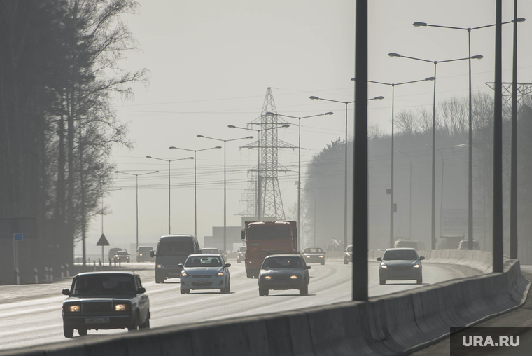 Клипарт. Екатеринбург, россельбан, трасса, кольцовский тракт, город, дорога