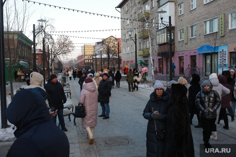 Открытие пешеходной улицы. Тюмень , улица дзержинского