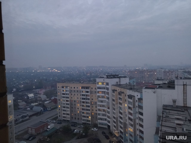Смог от пожаров в Челябинске
