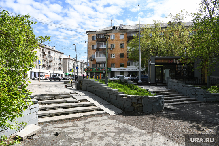 Парки Екатеринбурга. Екатеринбург, ступени, парк энгельса