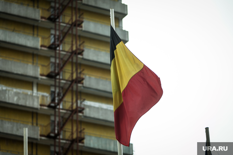 Посольство Бельгии. Москва, флаг бельгии