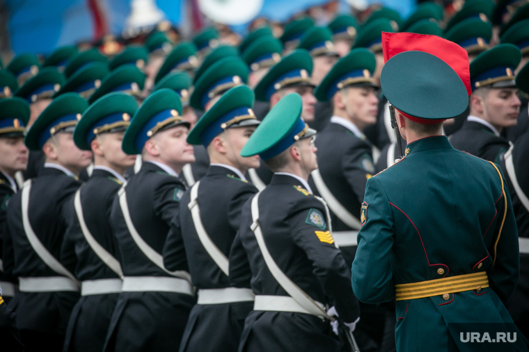 Парад Победы 2021 9 мая на Красной площади в Москве. Москва, армия, военные, пограничники