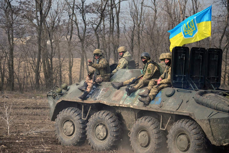 Вооруженные силы Украины. stock, бтр, военные, украина, флаг, всу, stock