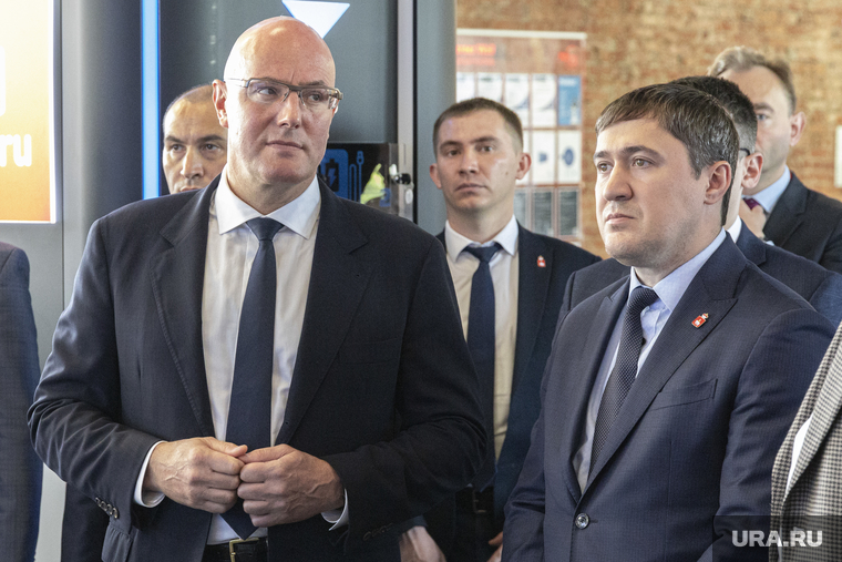 Приезд Вице-премьера правительства РФ Дмитрия Чернышенко 28 августа 2020. г. Пермь, чернышенко дмитрий, махонин дмитрий
