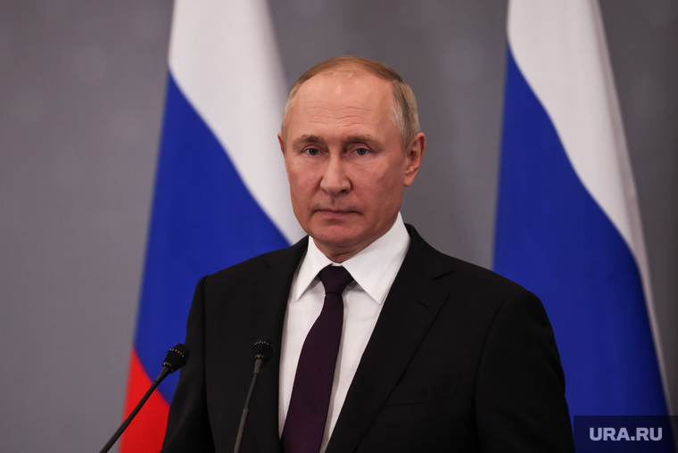 Президент России Владимир Путин в Астане. Астана, путин владимир