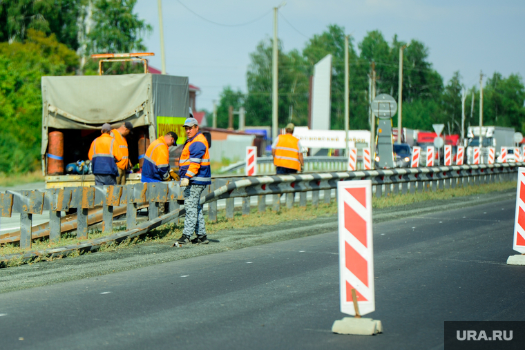Дорога, трасса. М5. Челябинская область, дорожные работы, трасса, м5, ремонт дороги, дорога, автотранспорт, автомобильная дорога
