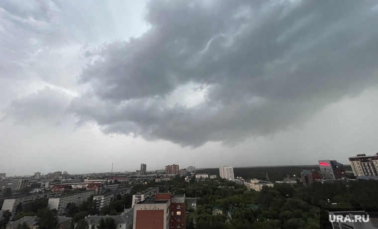 Потоп. Челябинск, небо, облако, шторм, око, буря