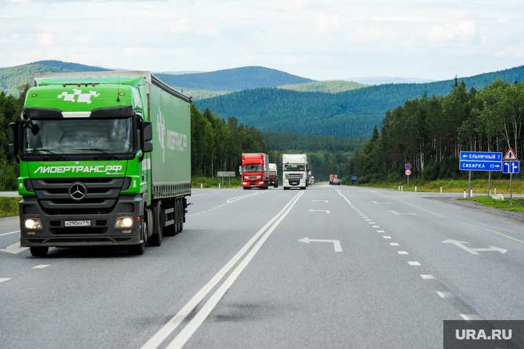 Автодорога М5. Челябинск, фура, м5, автотранспорт, трасса м5, хребет уреньга, дорога
