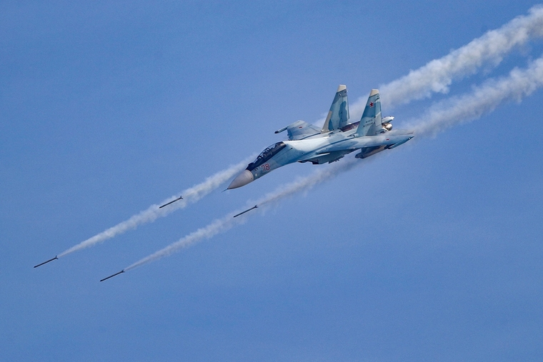 Вооруженные силы РФ. stock, залп, пуск, вкс, самолет, авиациия, stock
