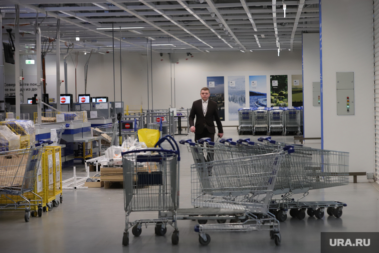 Закрытый магазин IKEA. Екатеринбург
