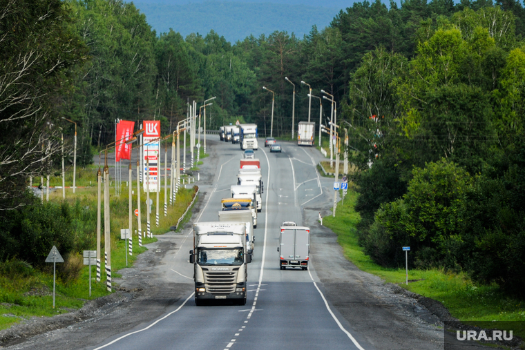 Автодорога М5. Челябинск, фура, м5, автотранспорт, трасса м5, дорога