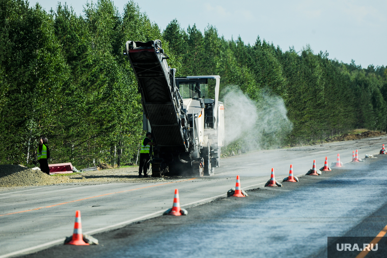 Ремонт федеральной автодороги Челябинск - Екатеринбург. Трасса М5. Челябинск, м5, ремонт дороги, дорога, челябинск-екатеринбург