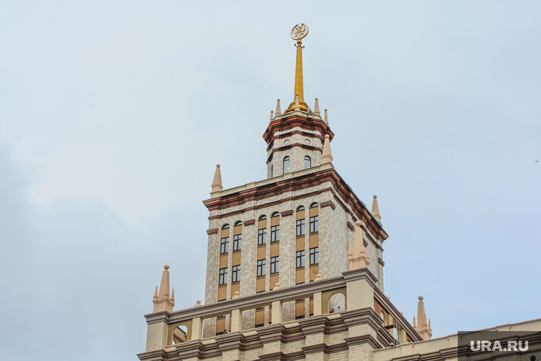 Виды Челябинска, город челябинск, шпиль юургу
