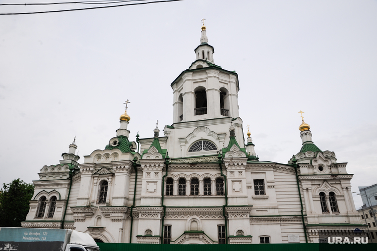 Спасская церковь, на территории которой нашли останки предположительно Андрея Текутьева. Тюмень, спасская церковь