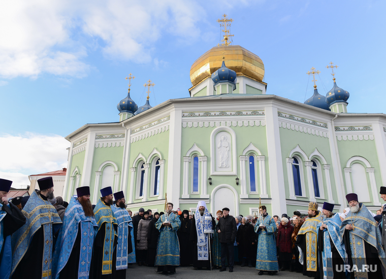 Крестный ход в Челябинске, церковь, крестный ход, митрополит никодим, рпц, религия, свято-симеоновский кафедральный собор, тефтелев евгений