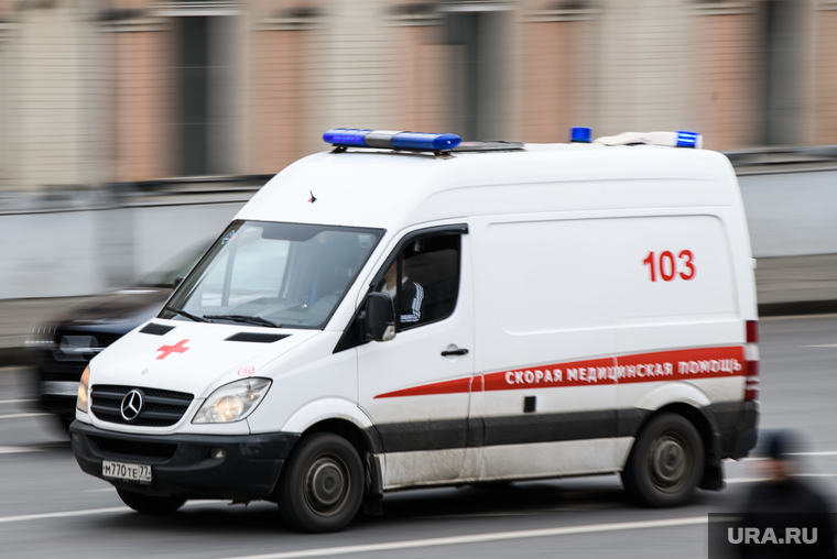 Виды Москвы, машина скорой помощи, скорая помощь