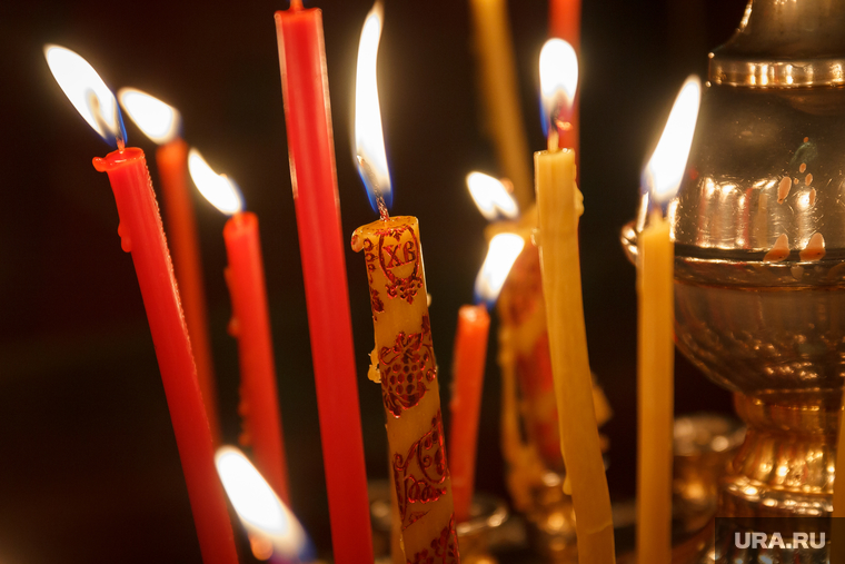 Клипарт. Магнитогорск, церковные свечи, православие